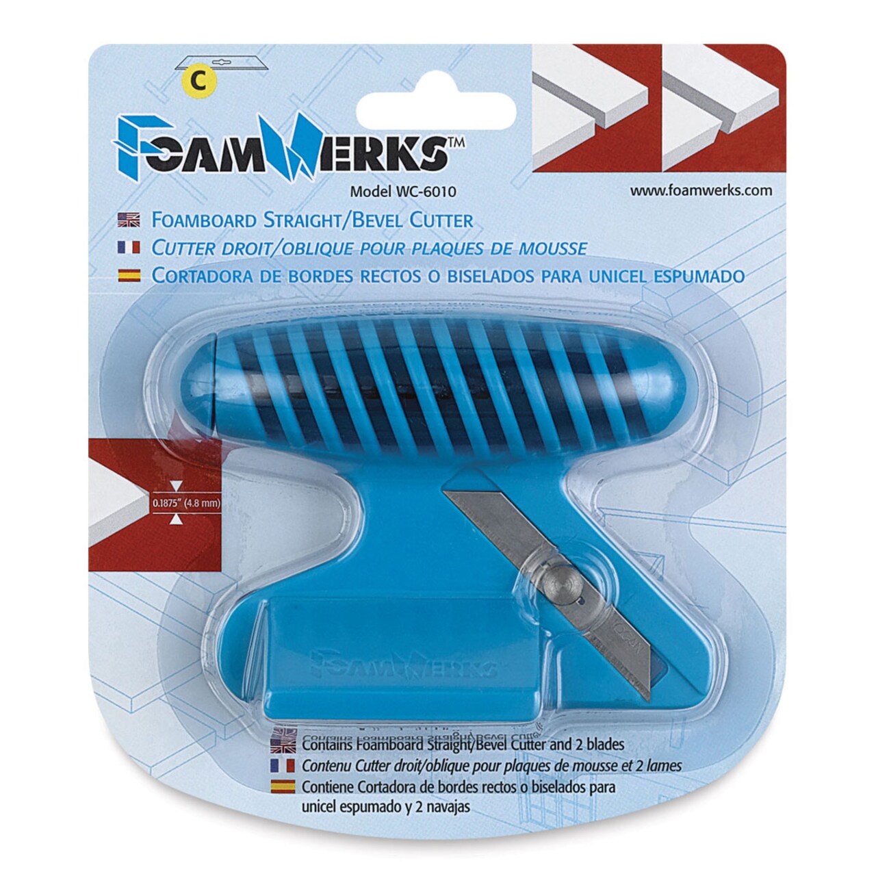 Logan FoamWerks Foamboard Cutter - Straight/Bevel Cutter